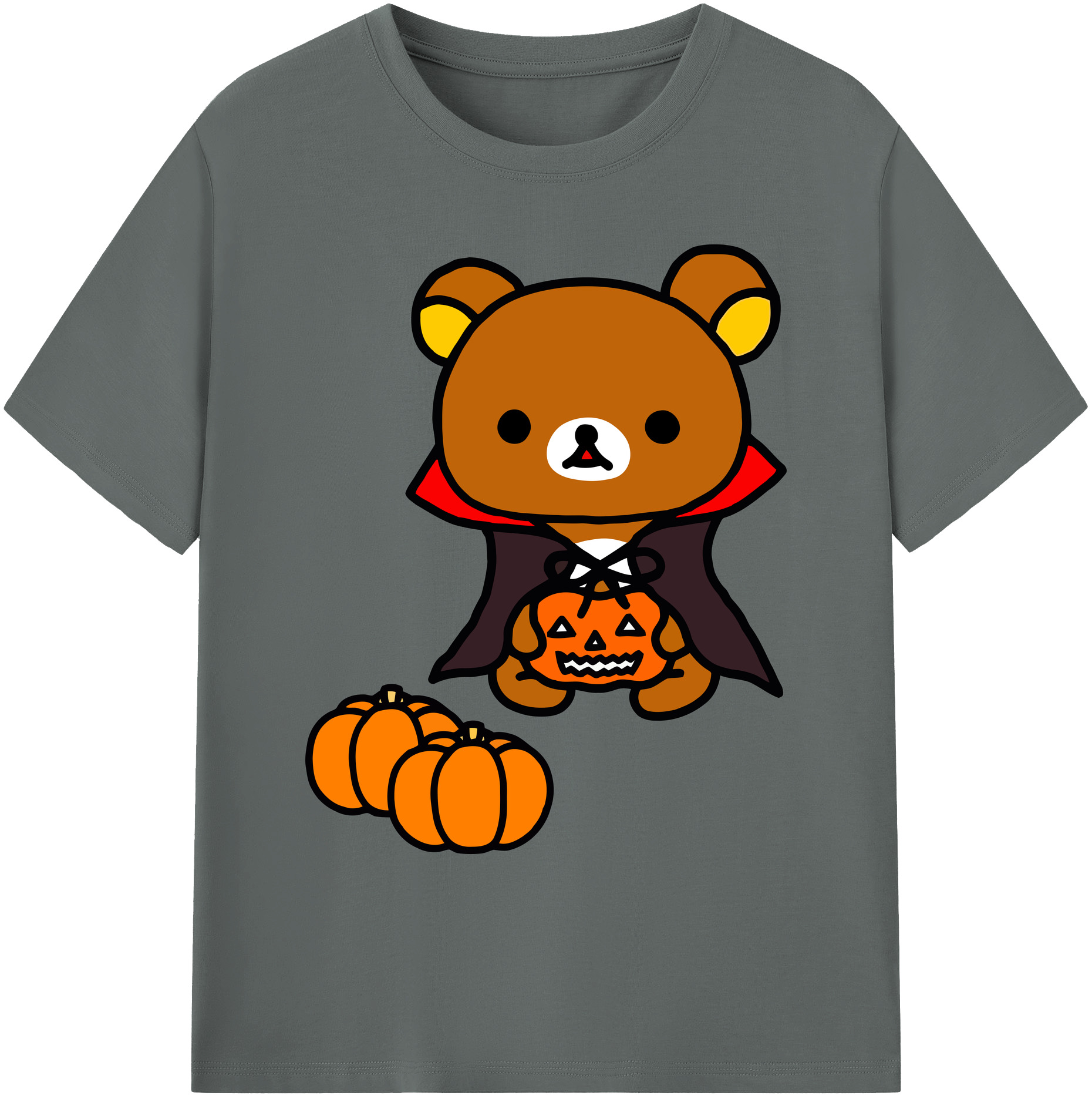 （画像用） リラックマ リラックマ キイロイトリ Rilakkuma Korilakkuma Kiiroitori 綿100％ メンズ半袖Tシャツ｜肌触りやわらか＆通気性